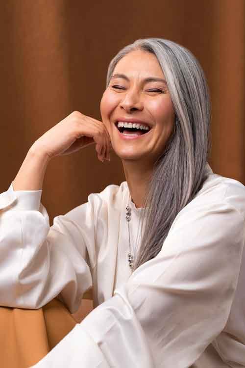 美麗的老年婦女