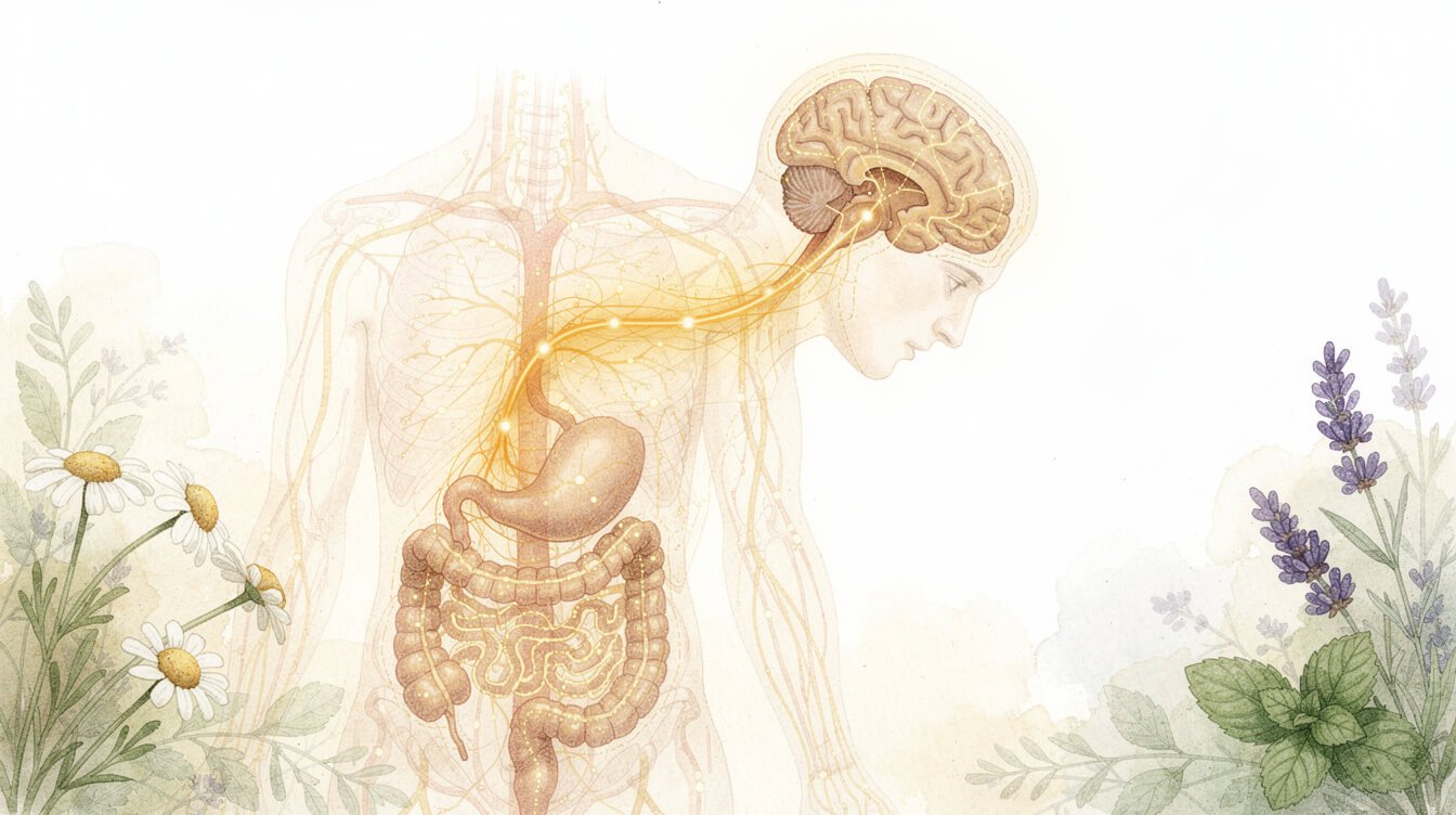 vagus nerve gut brain axis pathway