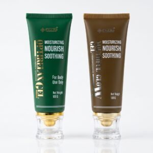 OlyLife Tera-P90+ gel pair — Youthful Glow and OptiRelax