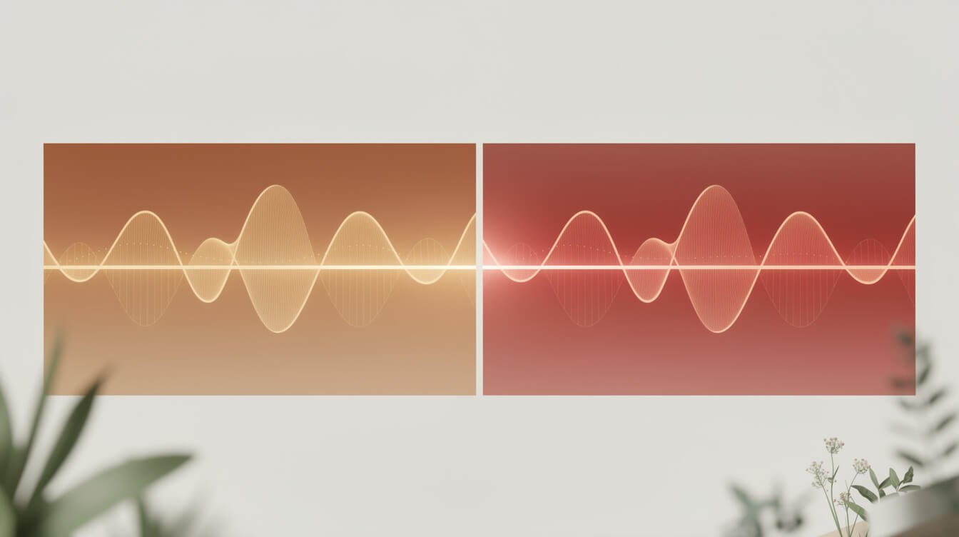 Comparación entre la terapia con luz infrarroja y la terapia con luz roja.