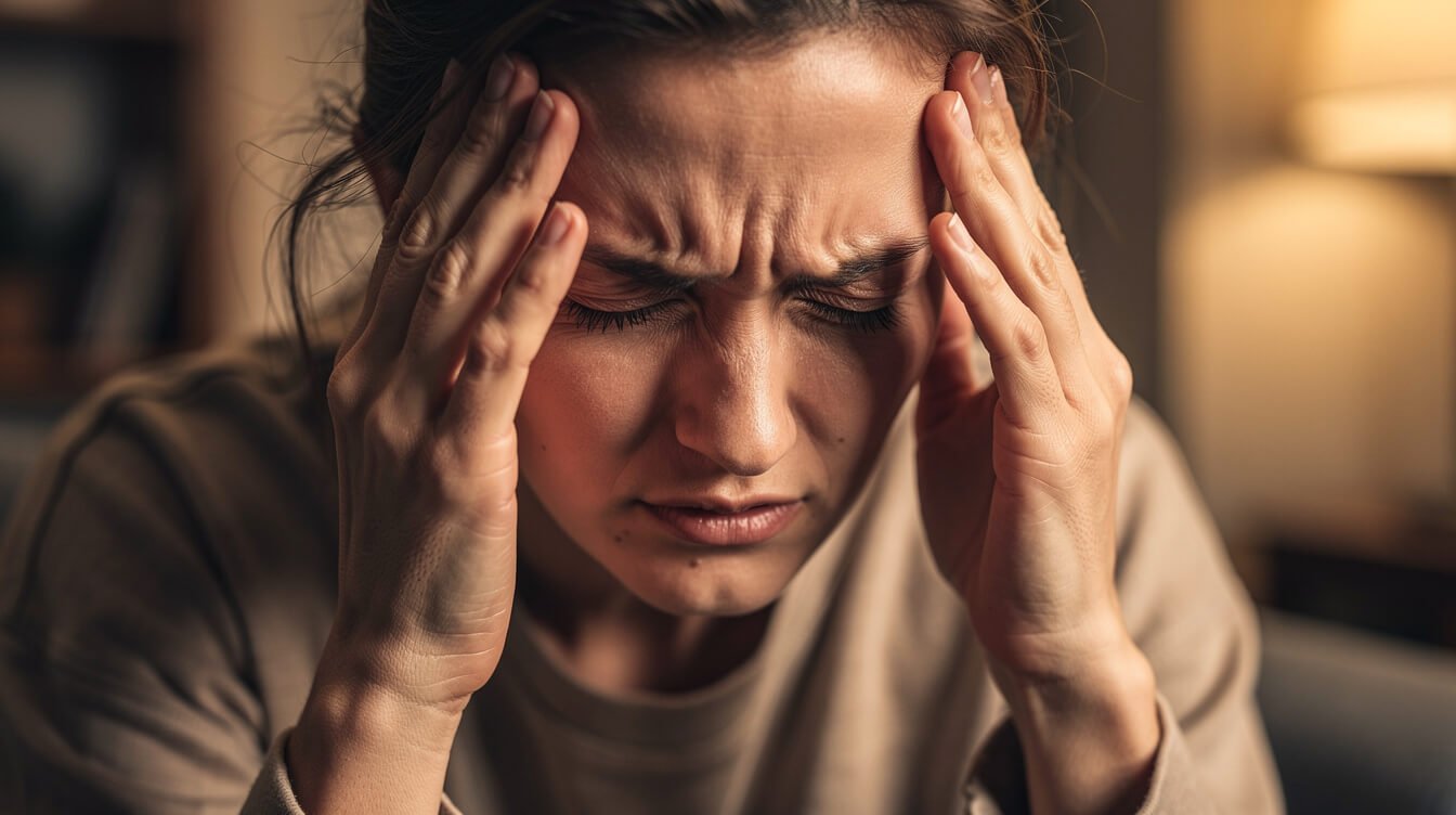 signs of a dysregulated nervous system including stress and tension