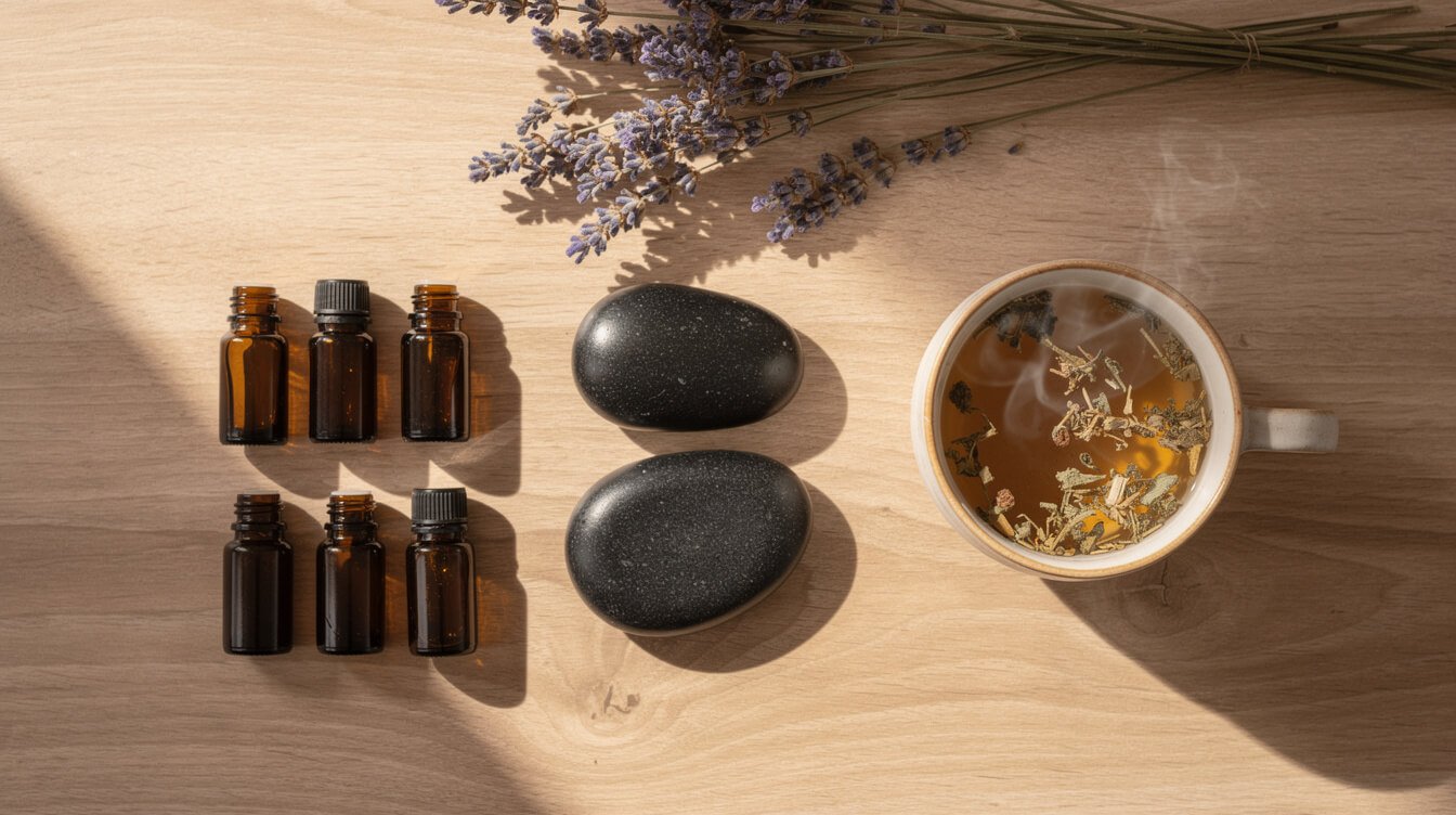 holistic wellness tools and natural therapy items