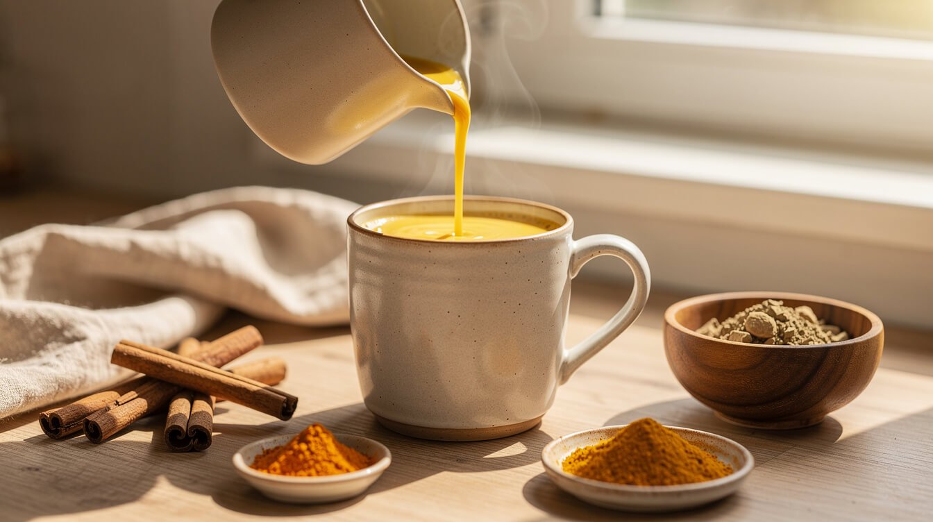 ashwagandha moon milk daily wellness routine