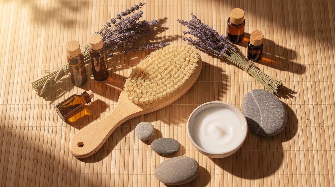 complementary wellness practices with dry brushing