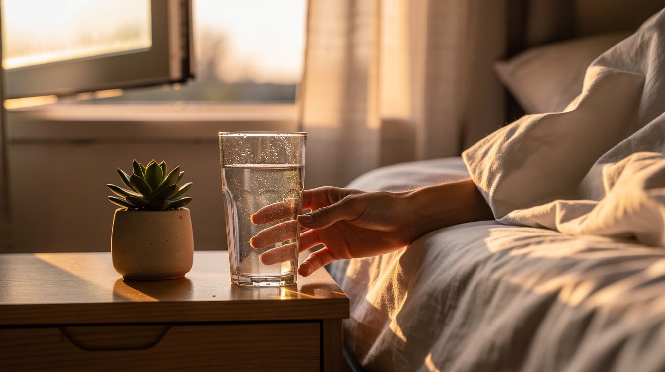 buổi sáng tự nhiên sau một giấc ngủ ngon.
