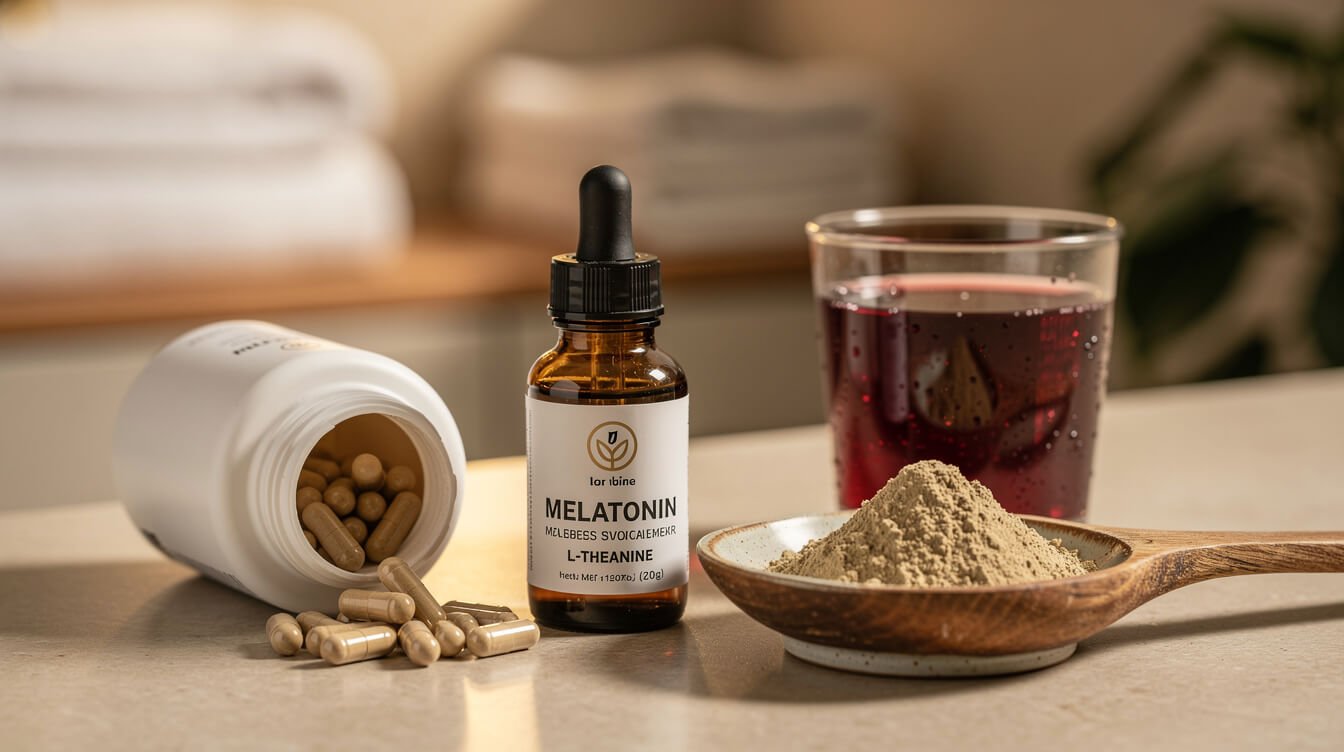 Thực phẩm chức năng hỗ trợ giấc ngủ tự nhiên chứa magie và melatonin