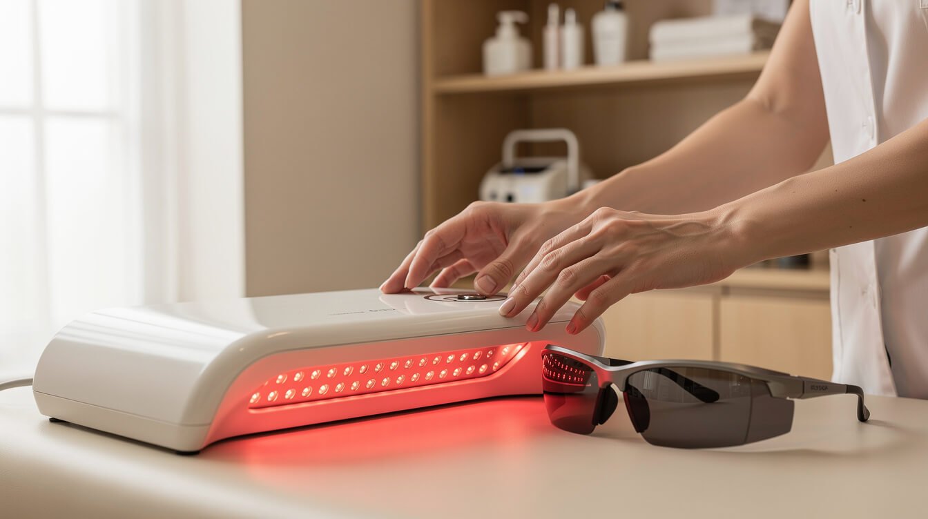 red light therapy safety precautions and proper device use