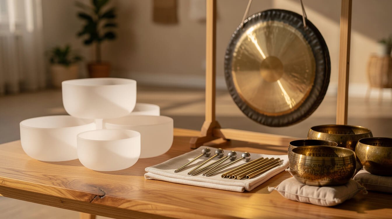 different sound healing instruments for frequency healing