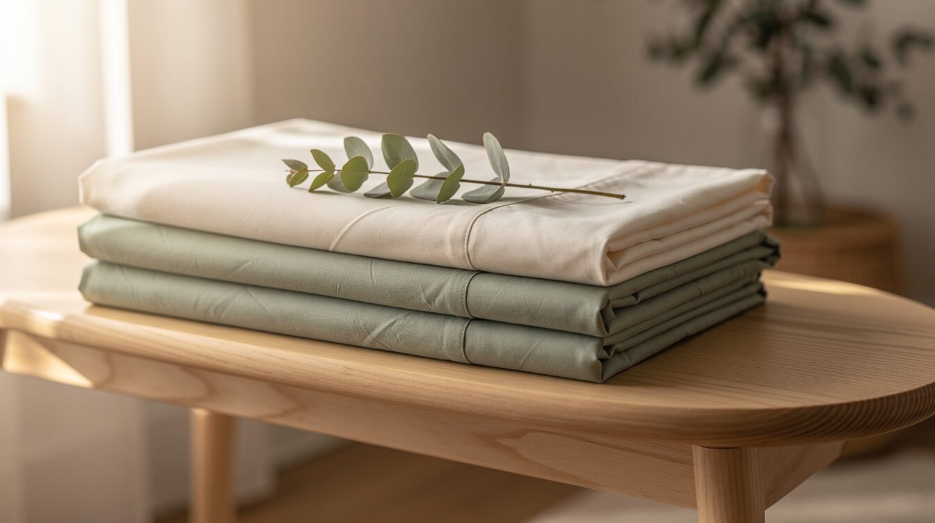 folded natural bed sheets, choosing quality earthing sheets