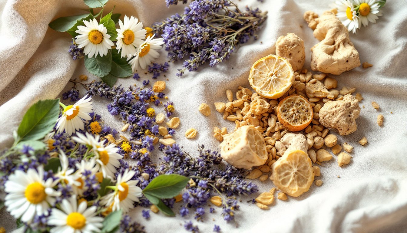 natural remedies for anxiety nervine herbs chamomile lavender passionflower