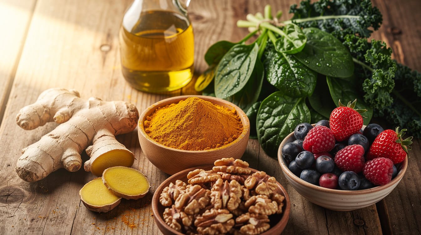 anti-inflammatory foods and herbs for natural pain relief