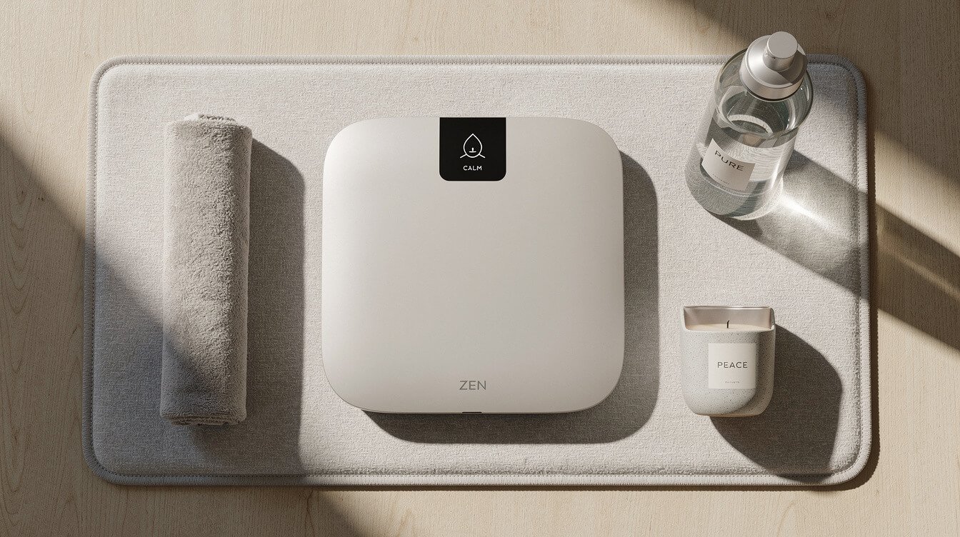 A modern PEMF wellness device and soft mat arranged for a buyer comparison