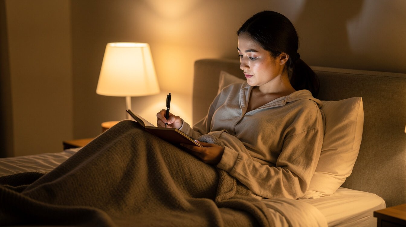 Calming the mind at night to improve sleep quality naturally